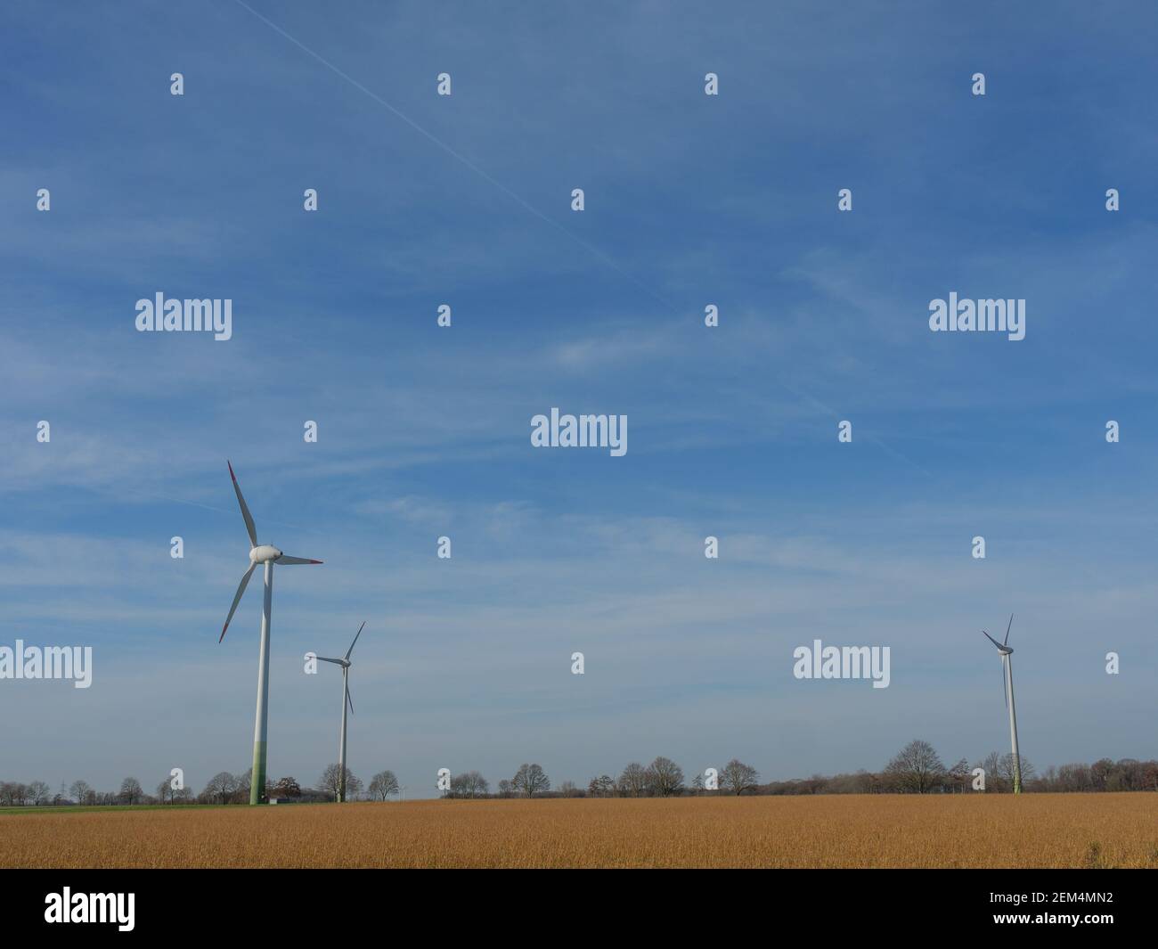 le petit village de wuellen dans le muensteralnd allemand Banque D'Images