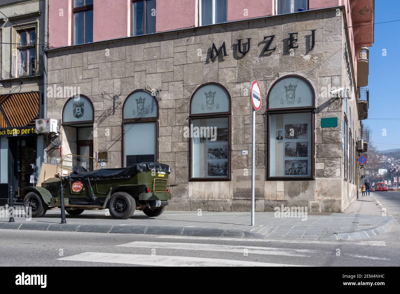 Musée de l'assassinat de Franz Ferdinand Sarajevo, Bosnie-Herzégovine Banque D'Images