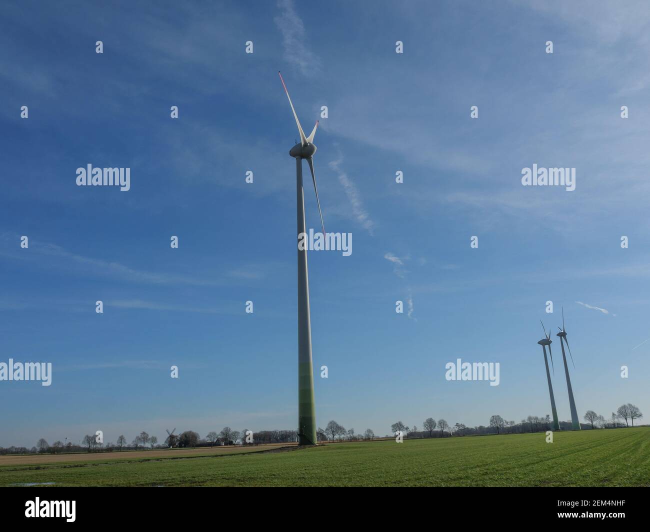 le petit village de wuellen dans le muensteralnd allemand Banque D'Images