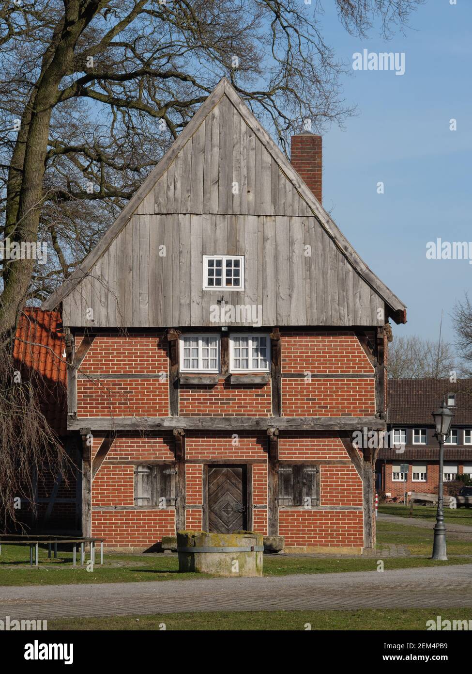 le petit village de wuellen dans le muensteralnd allemand Banque D'Images