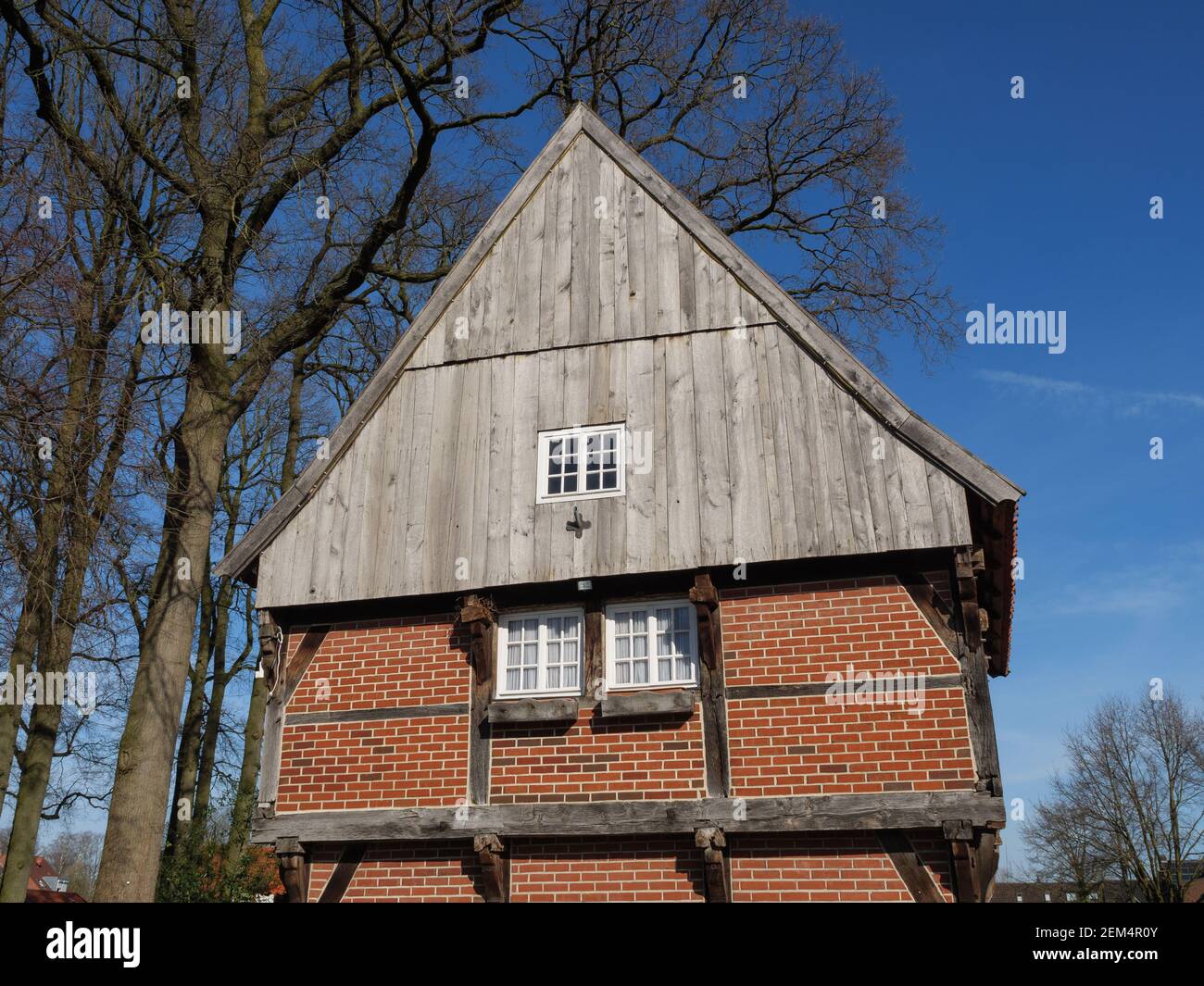 le petit village de wuellen dans le muensteralnd allemand Banque D'Images