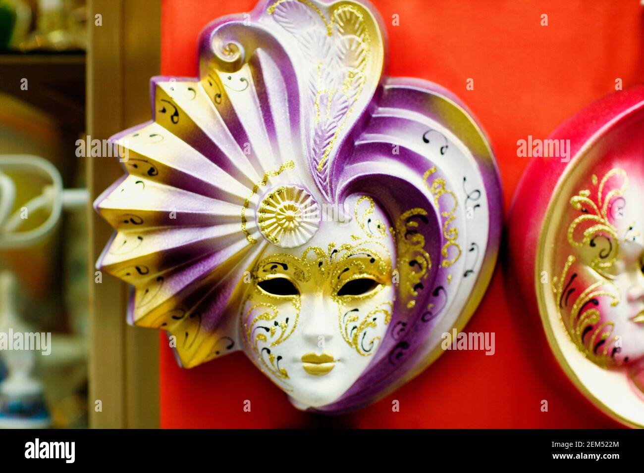 Close-up d'un masque Banque D'Images