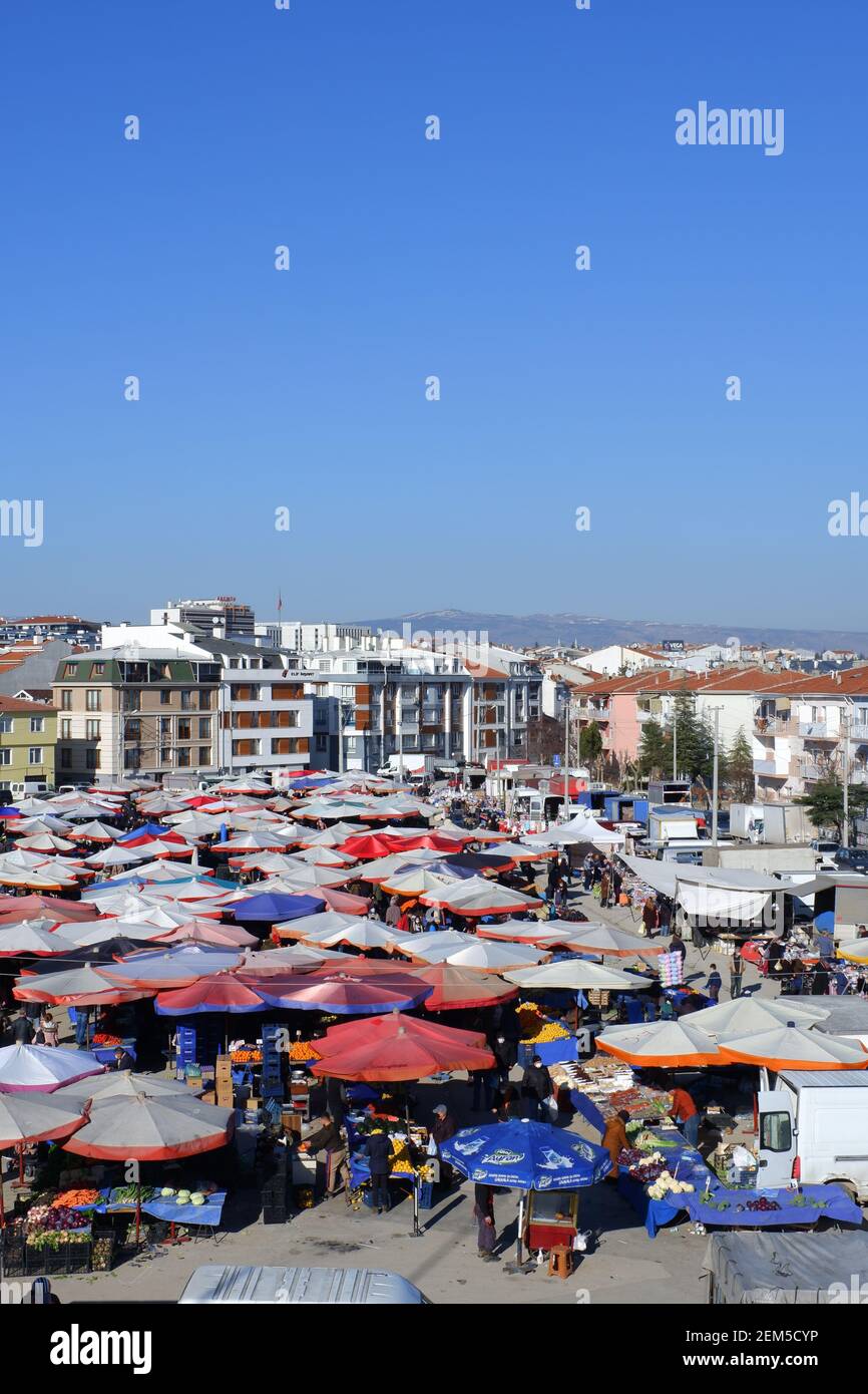 District Bazar local à la Turquie Banque D'Images