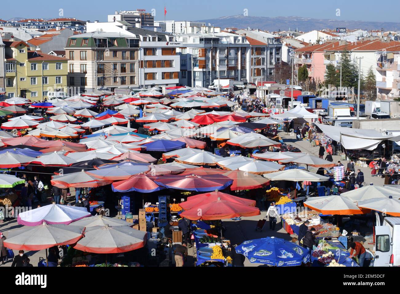 District Bazar local à la Turquie Banque D'Images