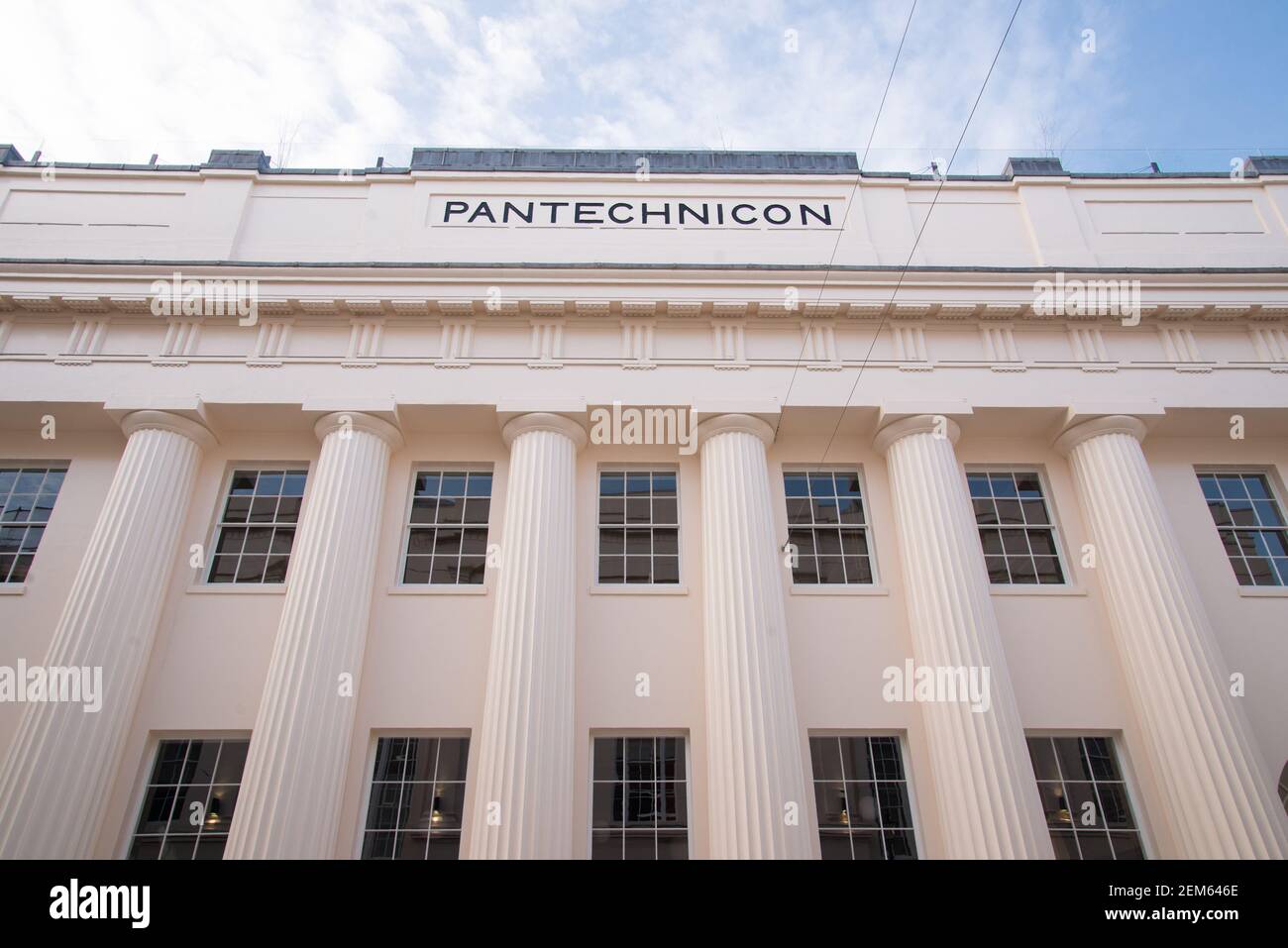 Pantechnicon grec Revival Architecture Banque D'Images