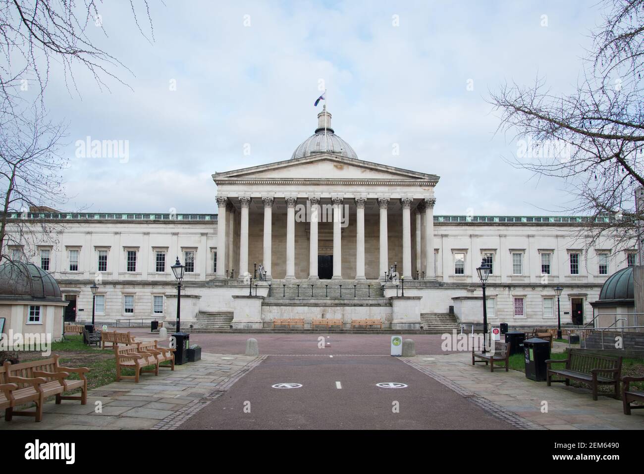 UCL University College London Wilkins Building Banque D'Images