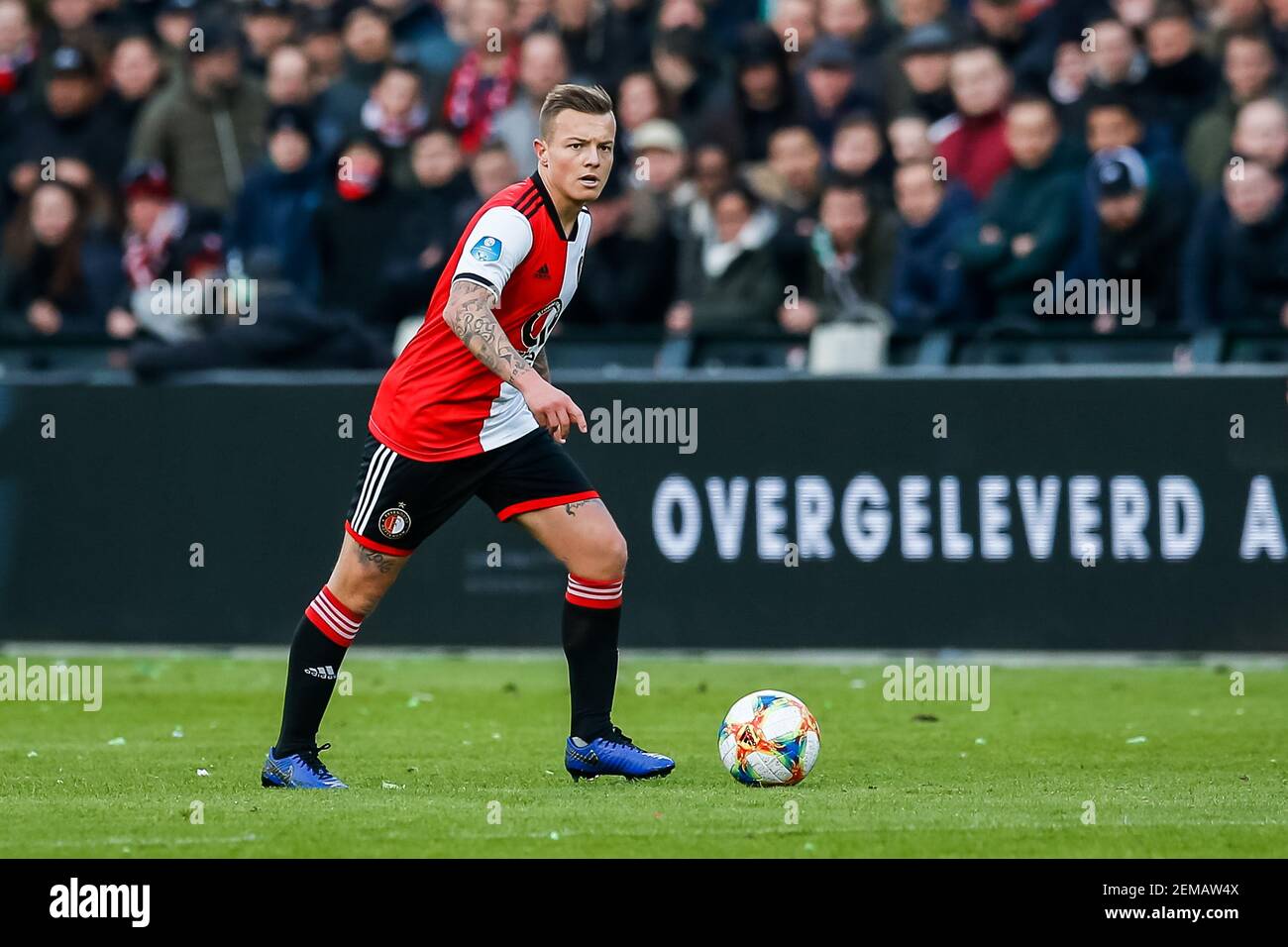 ROTTERDAM , pays-Bas , 27-01-2019 , Stade de Kuip , football , saison 2018/2019 , Eredivisie néerlandaise , Feyenoord - Ajax , résultat final 6-2 , joueur Feyenoord Jordy Clasie (photo de Pro Shots/Sipa USA) Banque D'Images