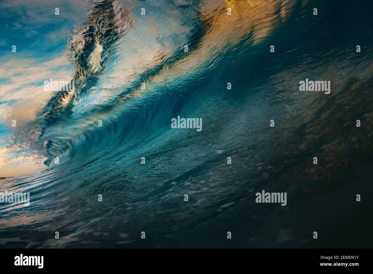 vagues sur la plage Banque D'Images