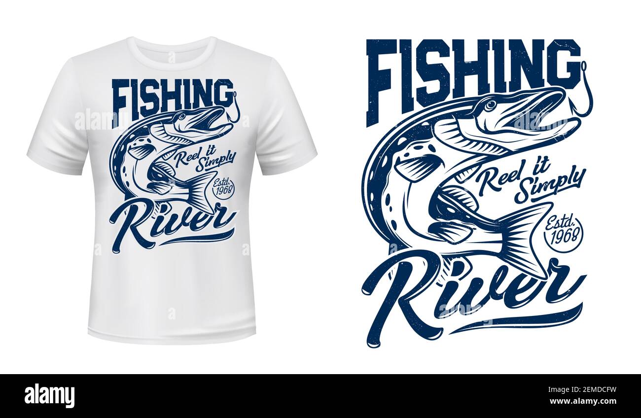T-shirt De Pêche Silver Bait UPF 50+ – Bleu Imprimé Poisson, Taille L Homme