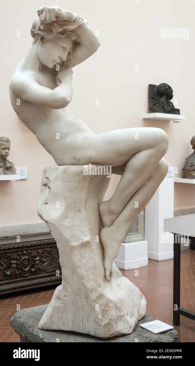 Rome, Italie - 04 octobre 2018 : magnifique sculpture dans la maison-musée de Pietro Canonica, Rome Banque D'Images