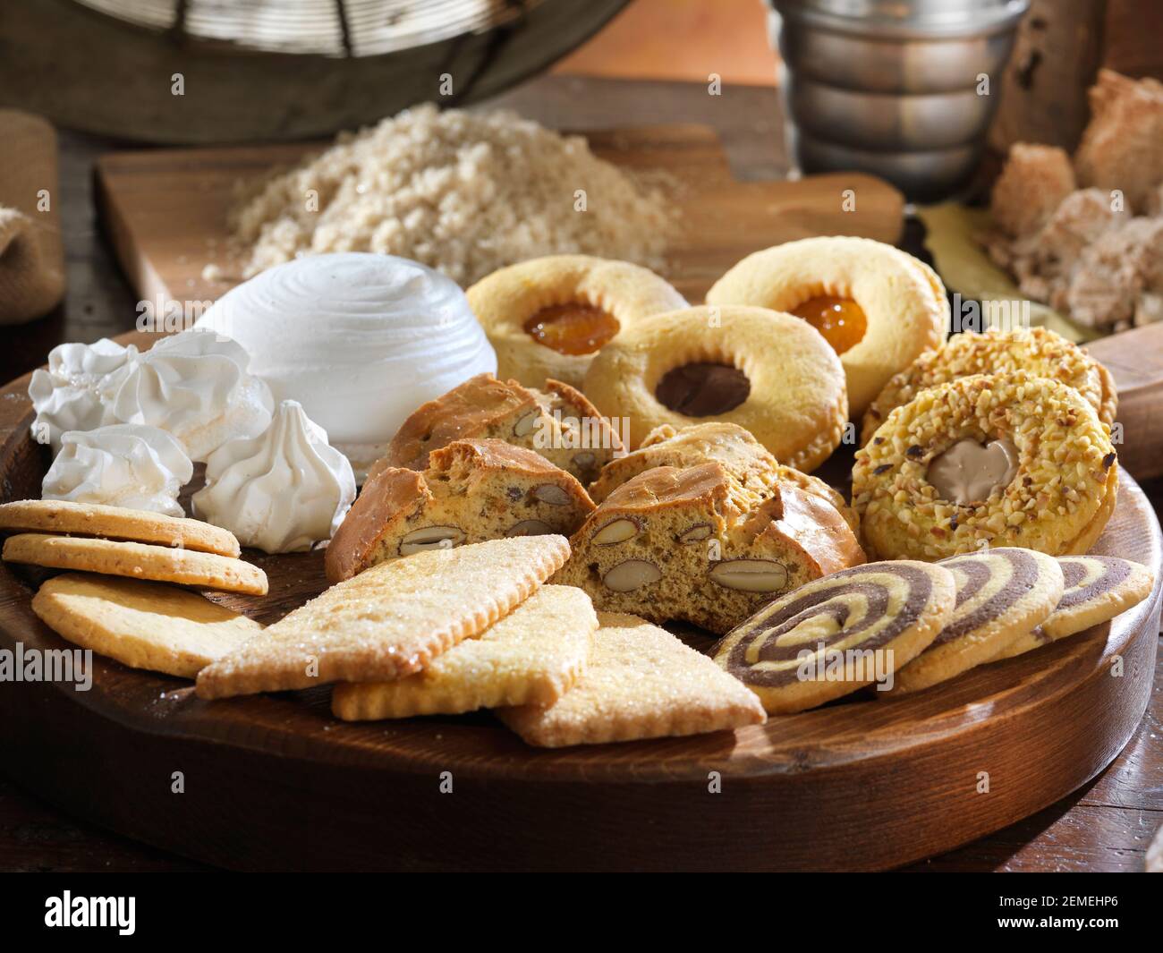 gros plan sur les biscuits Banque D'Images