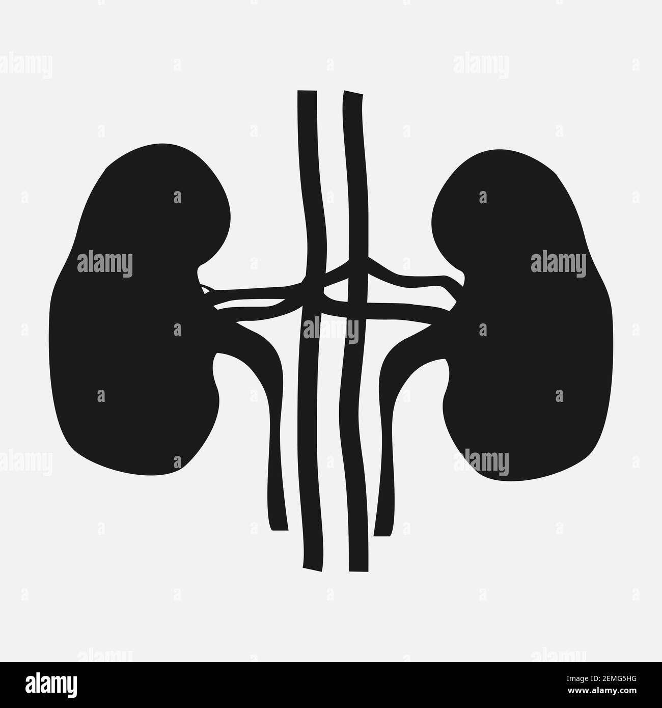 Icône des organes internes humains. Illustration de Vecteur