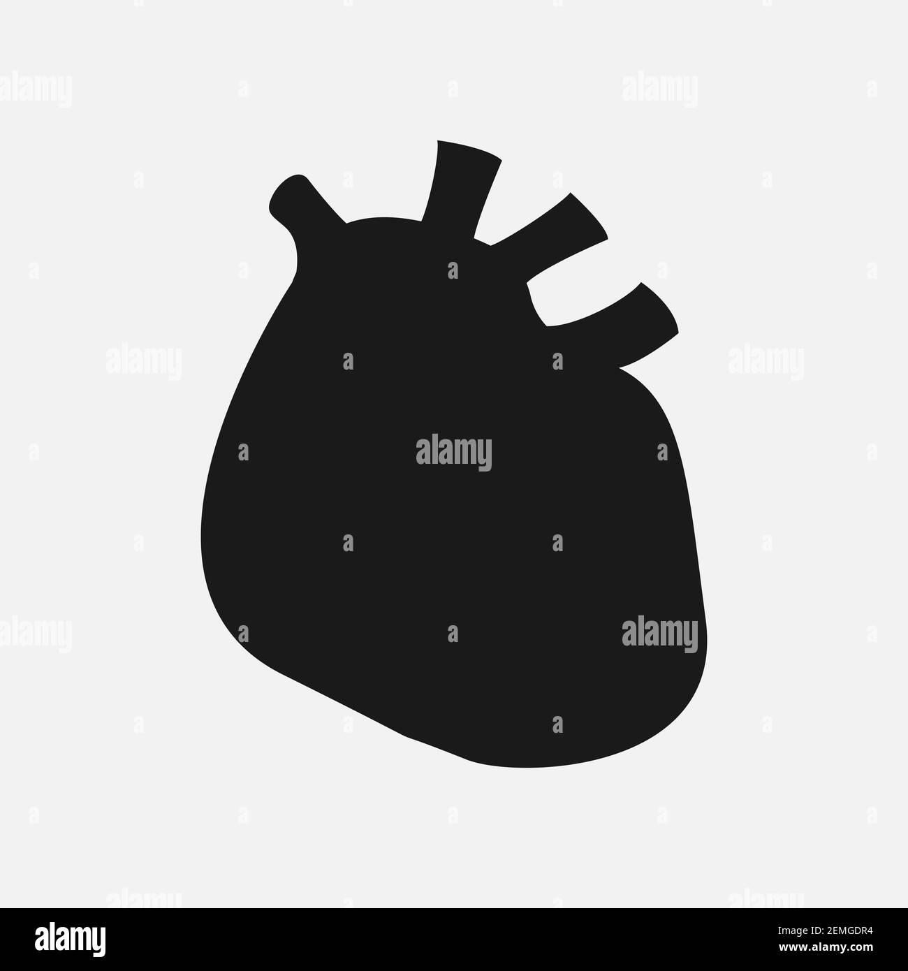 Icône des organes internes humains. Illustration de Vecteur