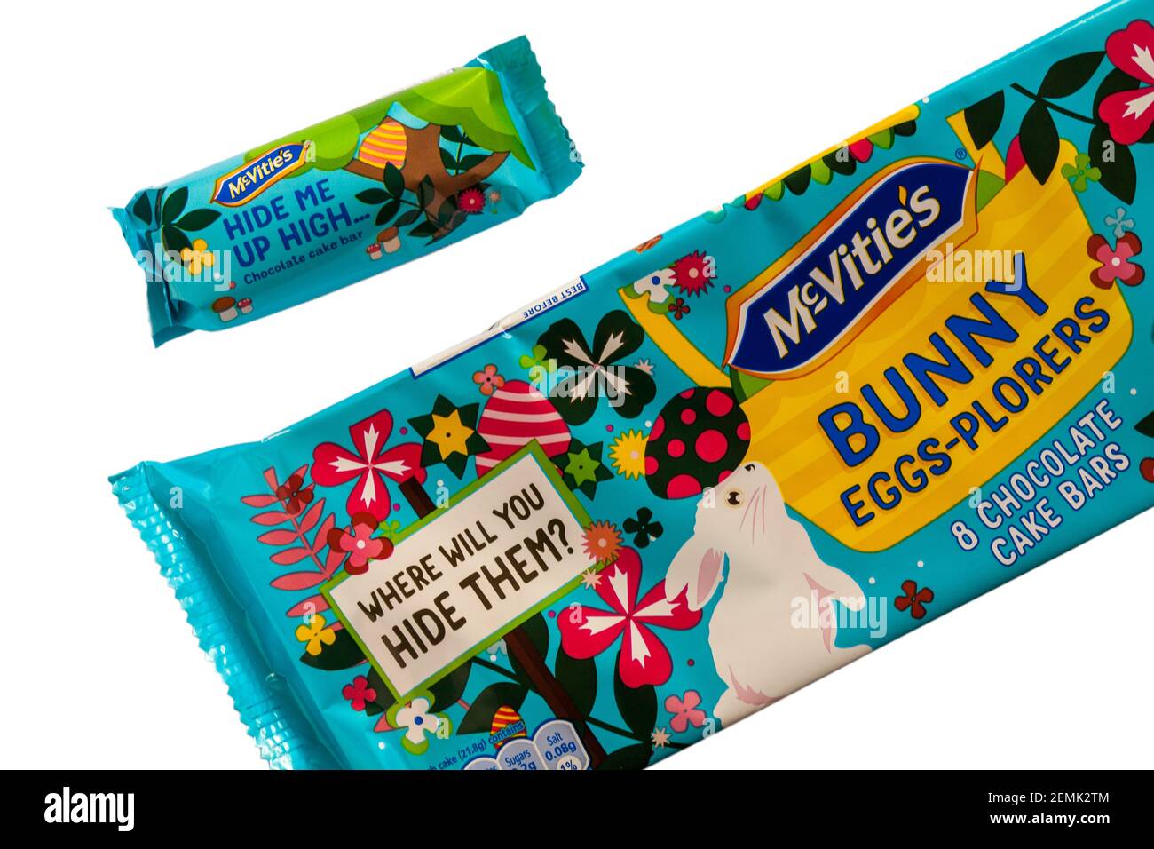Lot De Barres A Gateau Au Chocolat Mcvites Bunny œufs Plorers Arriere Plan Blanc Dont L Un A Ete Supprime Cacher Le Haut Pret Pour Paques Photo Stock Alamy