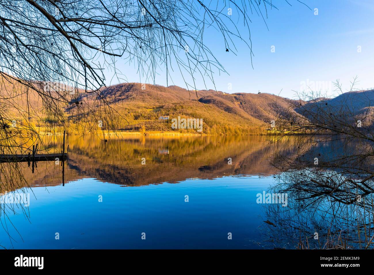Italie Veneto Colli Berici - Lago di Fimon Banque D'Images