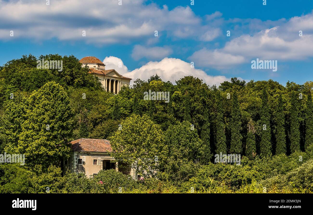 Italie Veneto Ciolli Berici - Lonigo - Rocca Pisana Banque D'Images