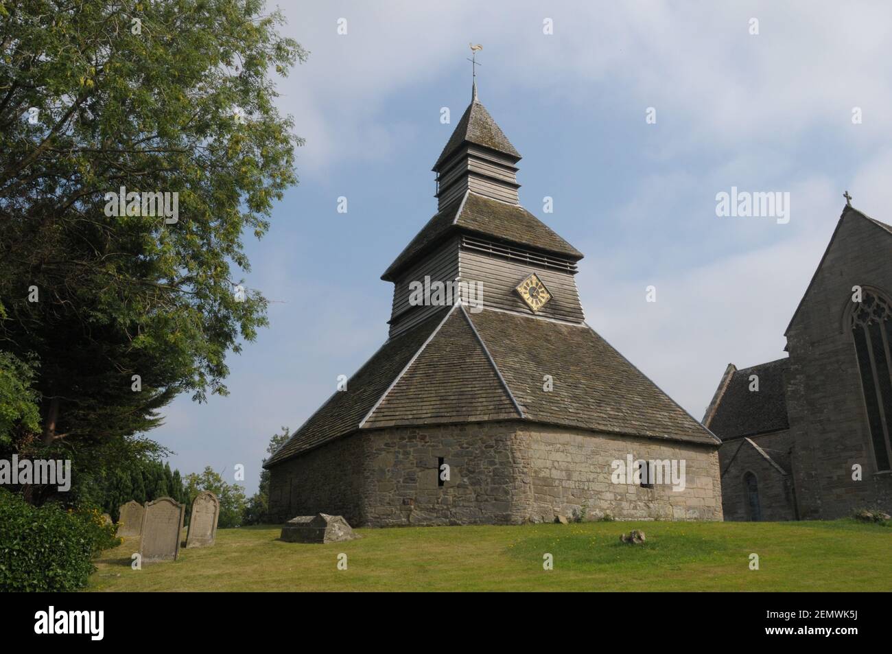 Tour de l'église Sainte-Marie Banque D'Images