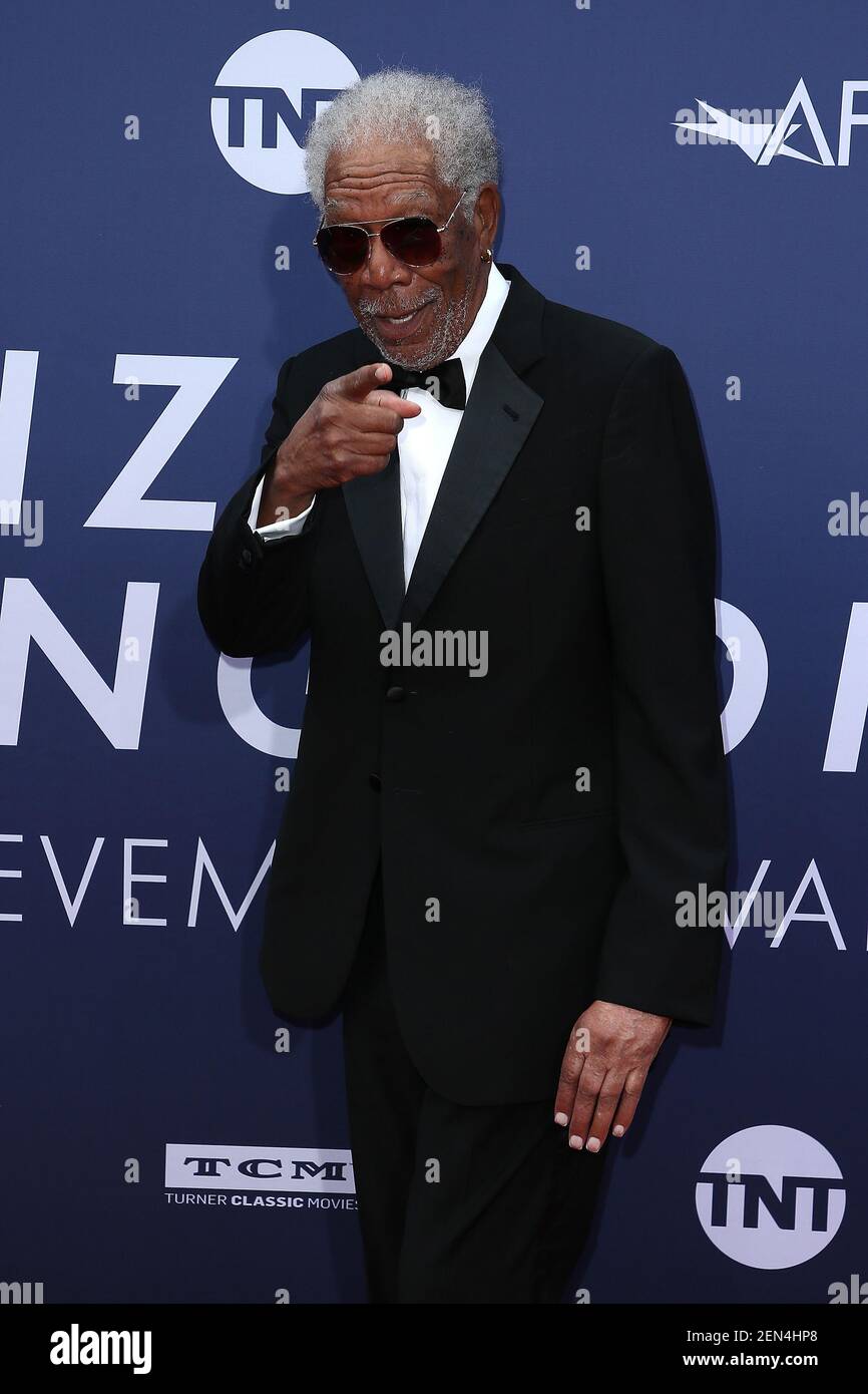 Morgan Freeman participe au 47e prix de réalisation de la vie de l'AFI, qui a été décerné à Denzel Washington au Dolby Theatre le 06 juin 2019 à Hollywood, Californie, États-Unis. (Photo par Art Garcia/Sipa USA) Banque D'Images