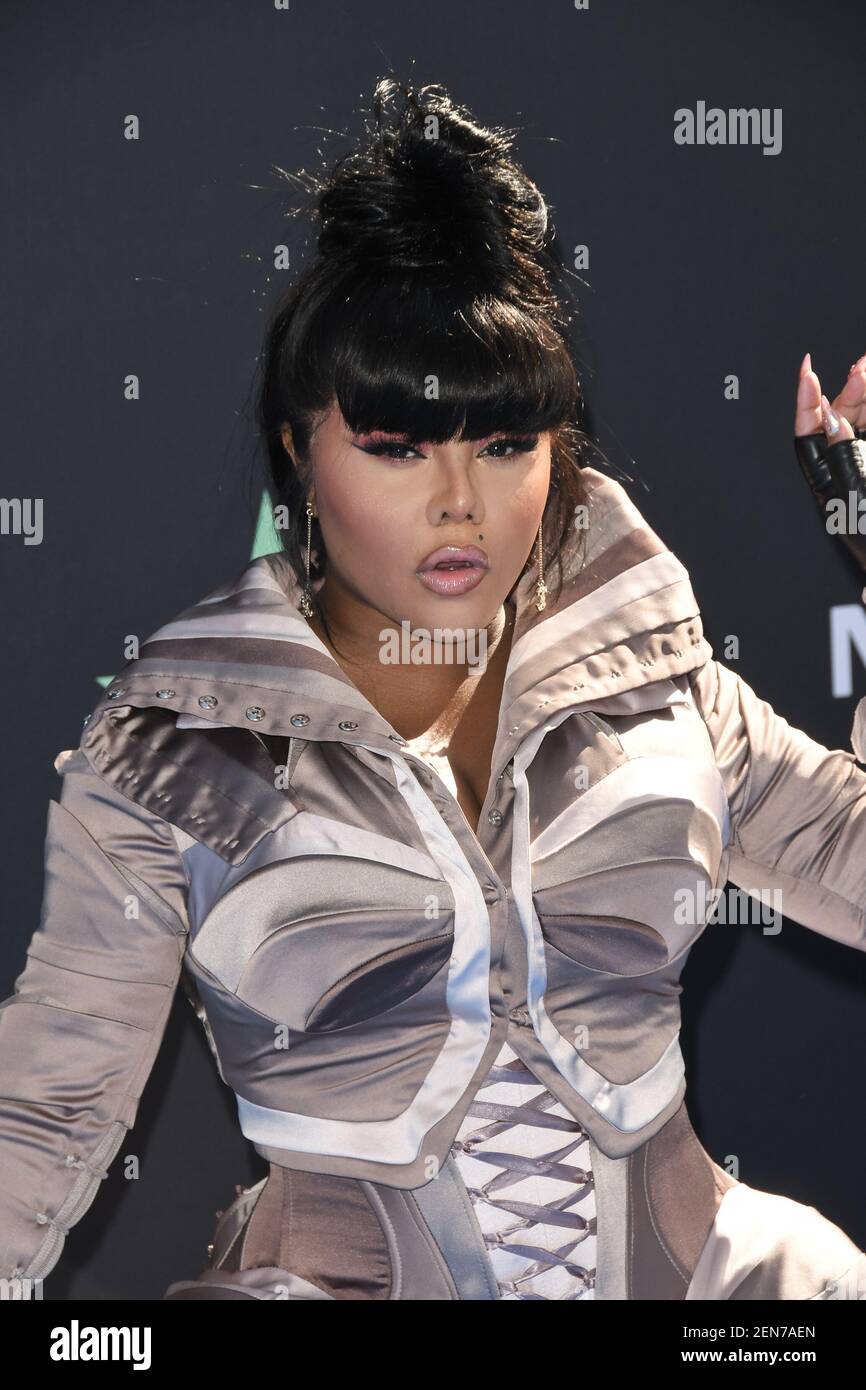 Lil' Kim aux 2019 BET Awards qui se sont tenus au Microsoft Theatre le 23 juin 2019 à Los Angeles, CA, USA (photo de la Sathanlee B. Mirador/Sipa USA) Banque D'Images