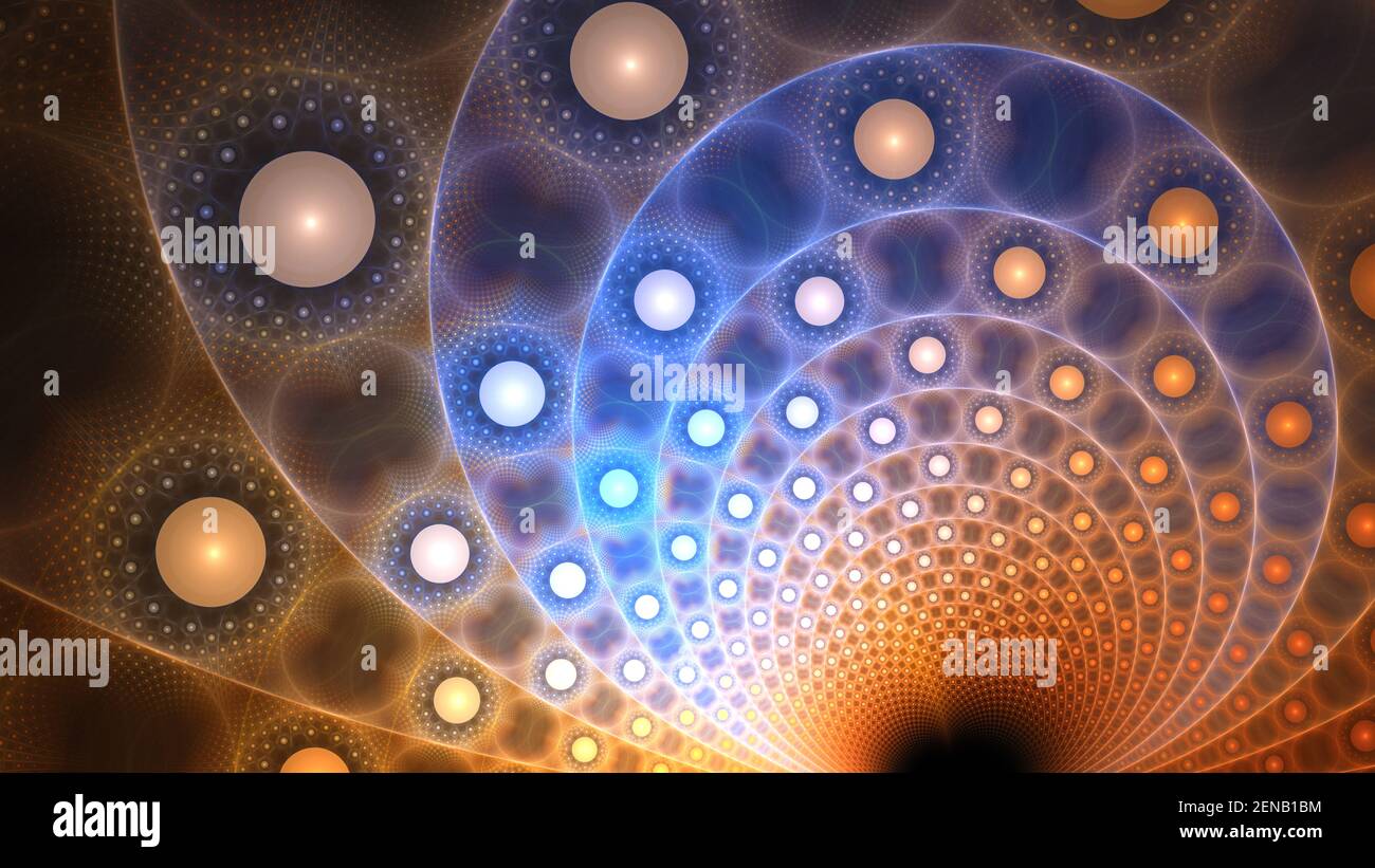 Motif d'arrière-plan abstrait de l'art fractal. Superbe illustration fractale pour un design graphique créatif Banque D'Images