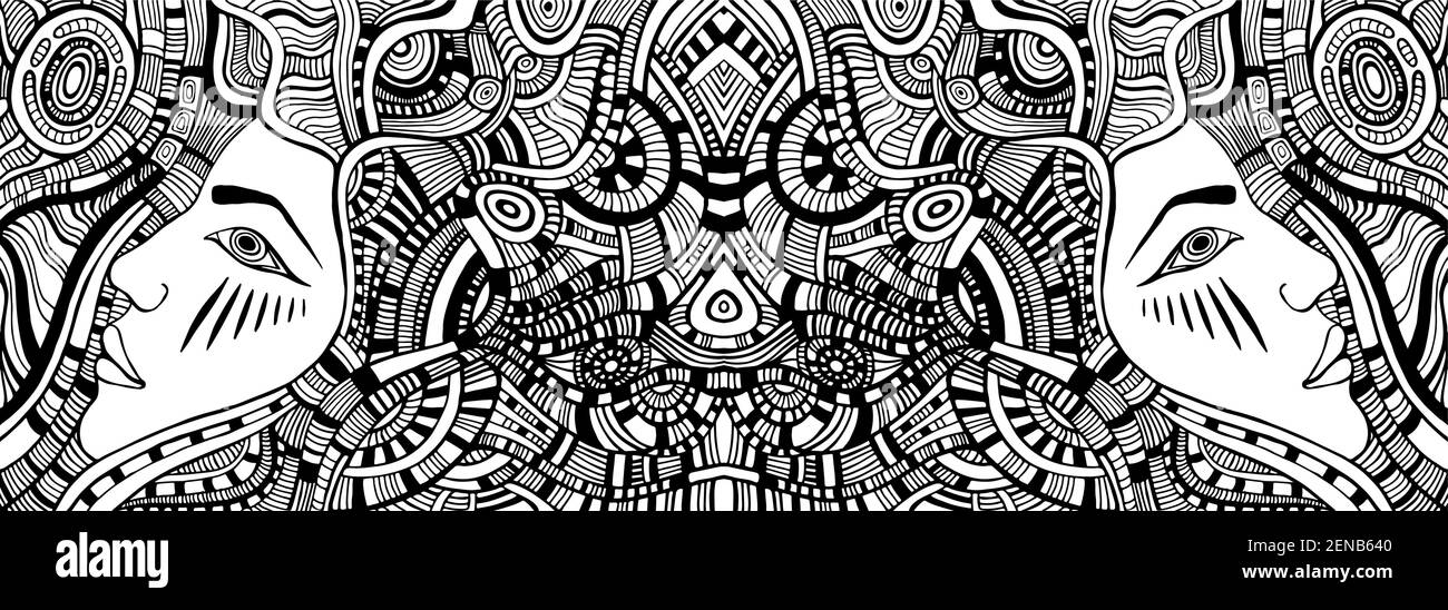 Page De Coloriage Avec Psychedelique Fantaisie Filles Avec Cheveux Vagues Carte De Dessin Anime A La Main D Illustration Antistress Doodle Arriere Plan Tribal Abstrait Image Vectorielle Stock Alamy Page De Coloriage Avec Psychedelique Fantaisie Filles Avec Cheveux Vagues Carte De Dessin Anime A La Main D Illustration Antistress Doodle Arriere Plan Tribal Abstrait Image Vectorielle Stock Alamy