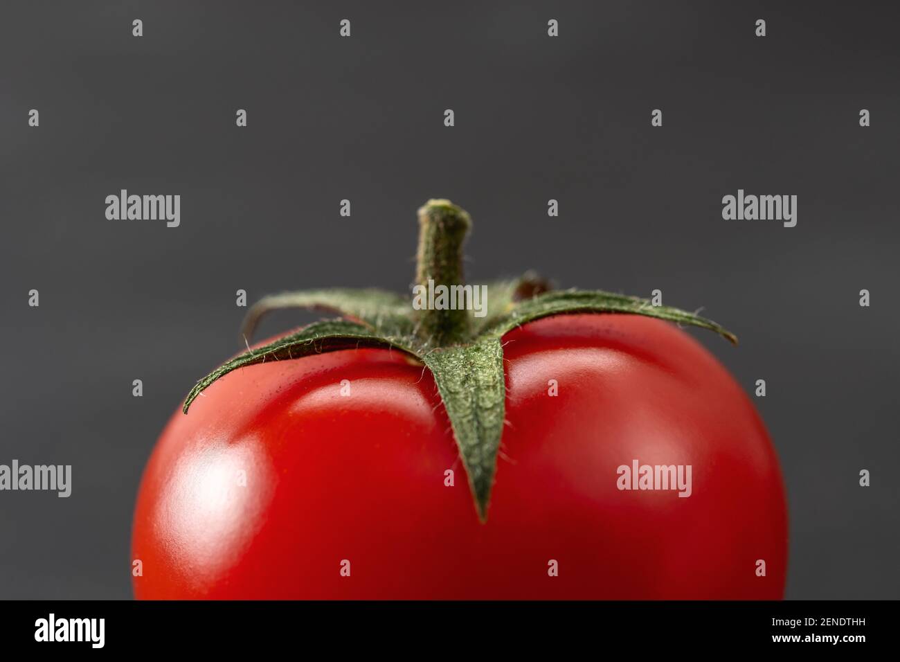 Vue rapprochée sur les tomates cerises. La nourriture. Banque D'Images