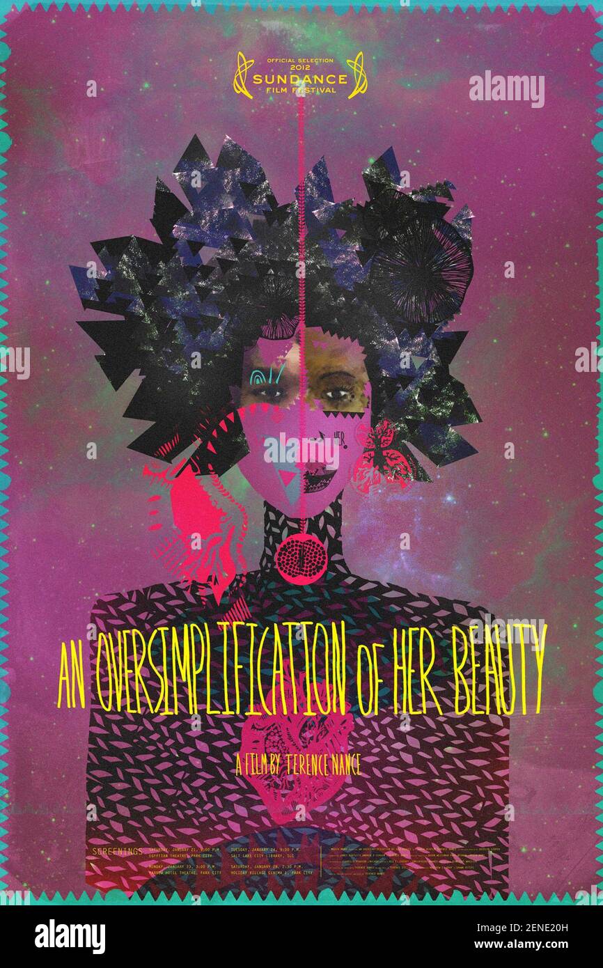 Une simplification de son année beauté : 2012 USA Directeur : Terence Nance affiche américaine Banque D'Images