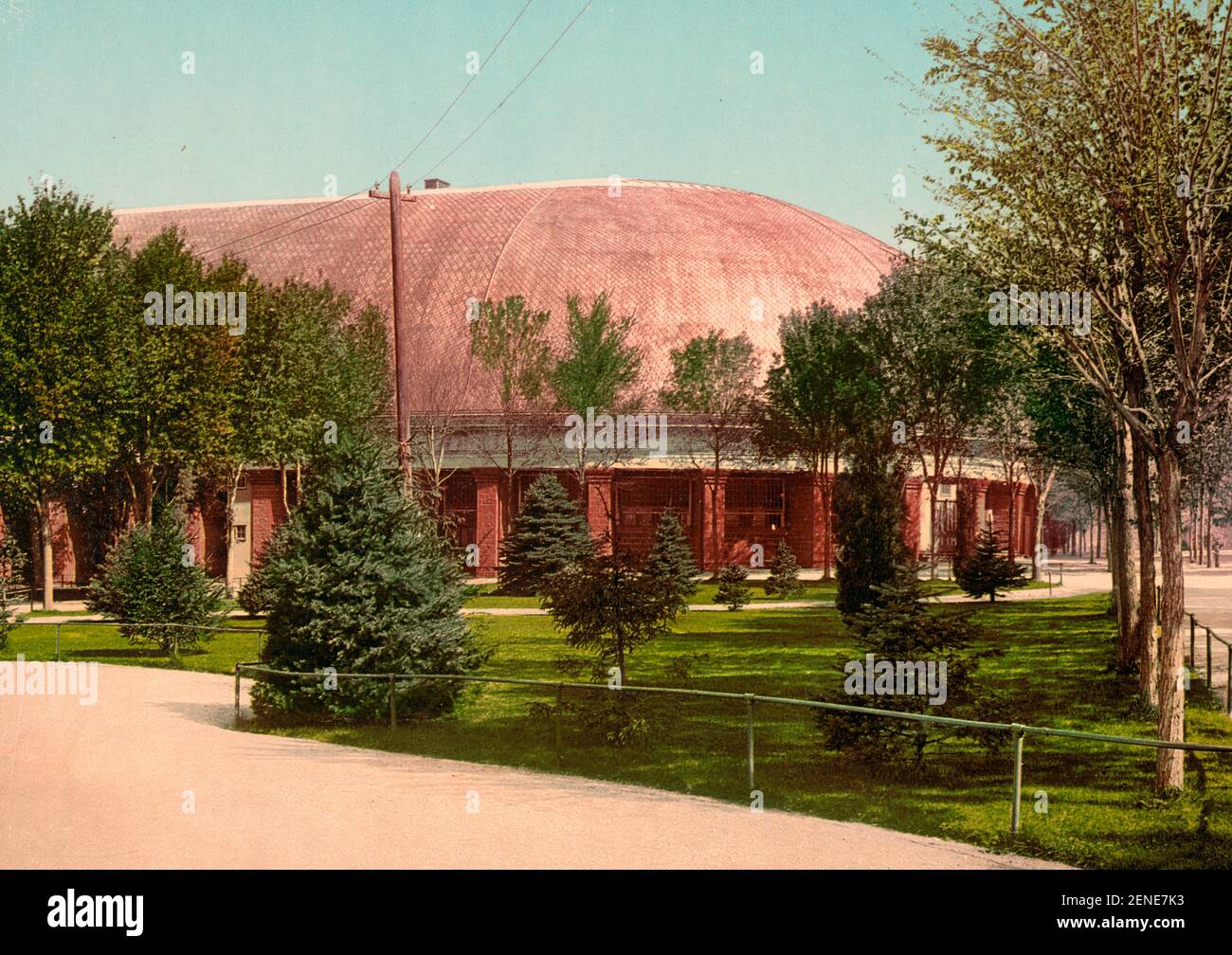 Le Tabernacle, Salt Lake City, Utah, vers 1900 Banque D'Images