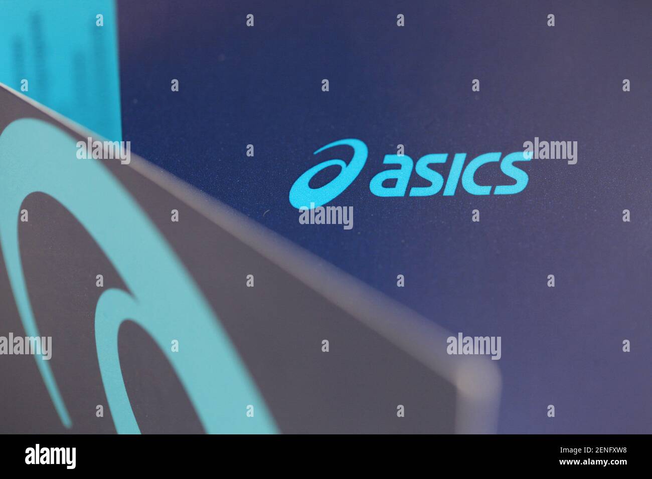 FILE vue d un tag d Asics dans la ville d Anyang dans la