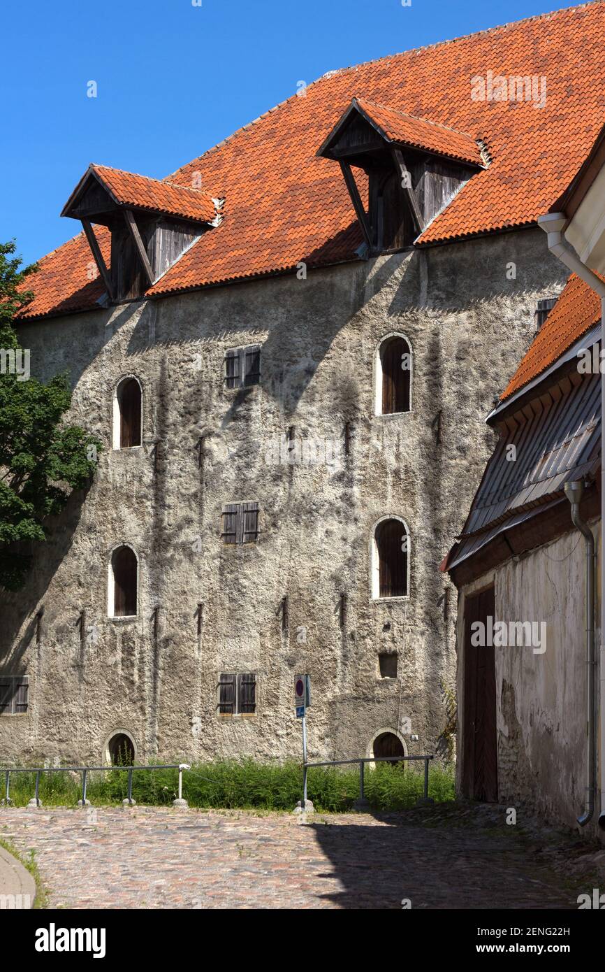 Entrepôts historiques de Tallin. Estonie Banque D'Images