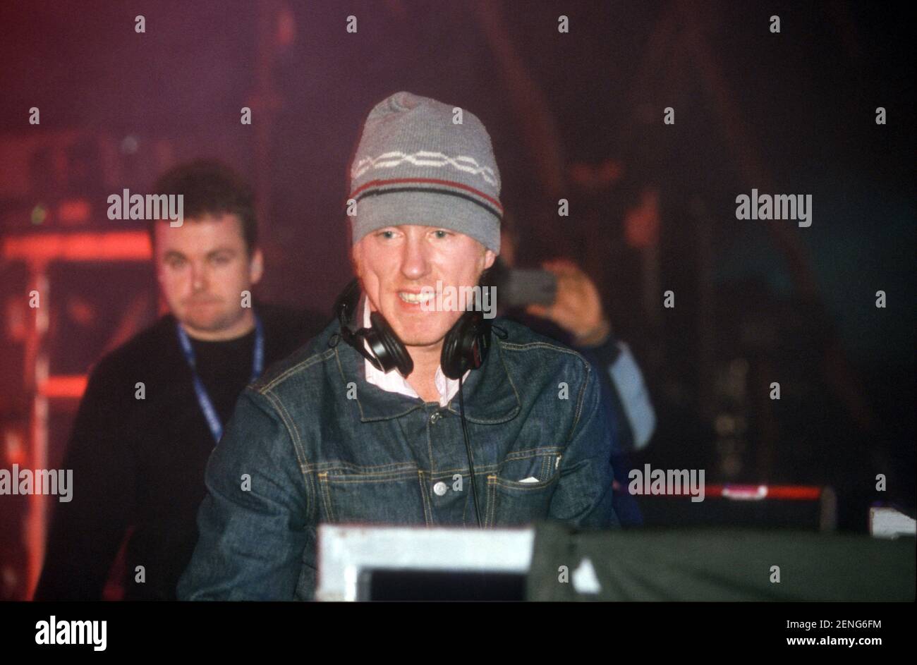 David Holmes Homelands Festival, Mosney Holiday Center, County Meath, Irlande. Banque D'Images