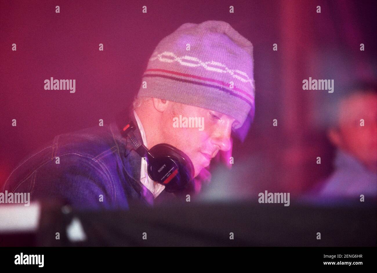 David Holmes Homelands Festival, Mosney Holiday Center, County Meath, Irlande. Banque D'Images