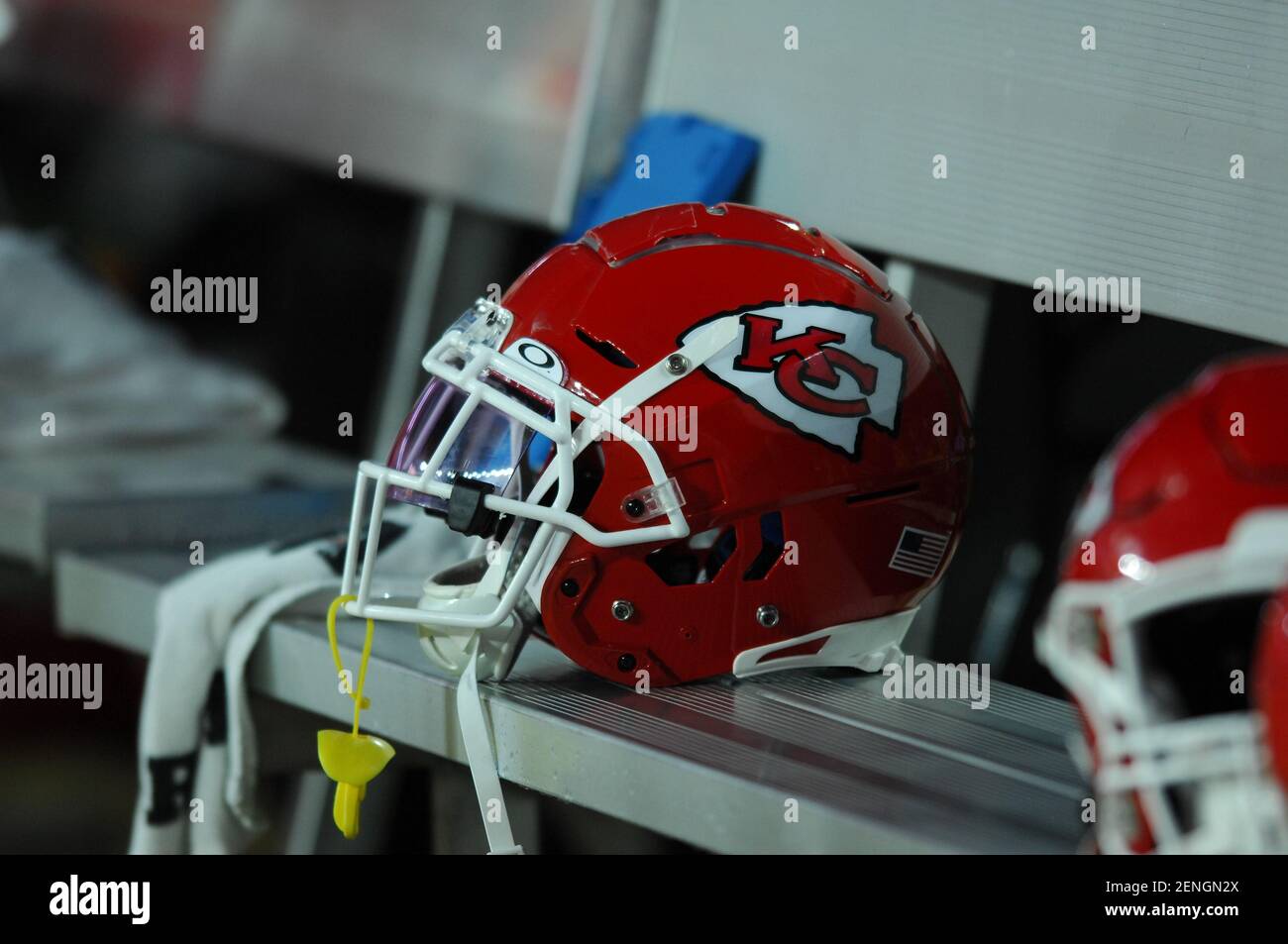17 août 2019 : casques KC pendant les Pittsburgh Steelers vs Kansas City Chiefs à Heinz Field à Pittsburgh, PA. Jason Pohuski/(photo de Jason Pohuski/CSM/Sipa USA) Banque D'Images