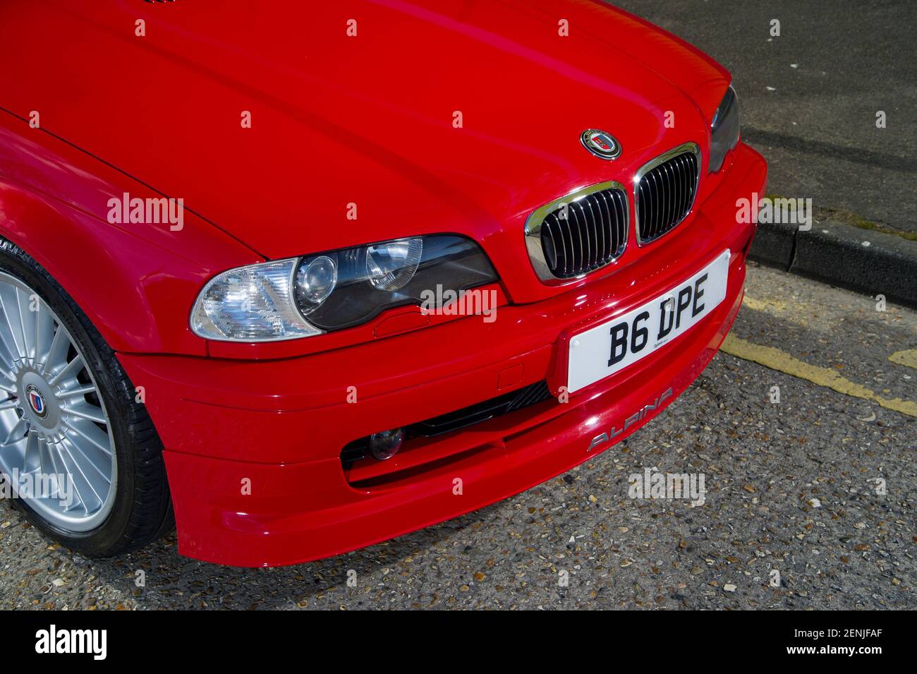 BMW Alpina B3 3,3 a modifié en usine le cabriolet BMW série 3 Banque D'Images