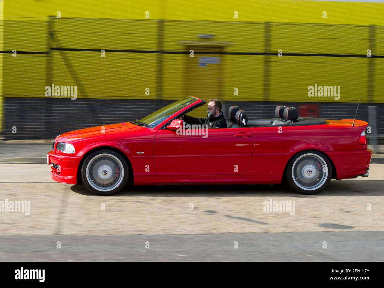 BMW Alpina B3 3,3 a modifié en usine le cabriolet BMW série 3 Banque D'Images