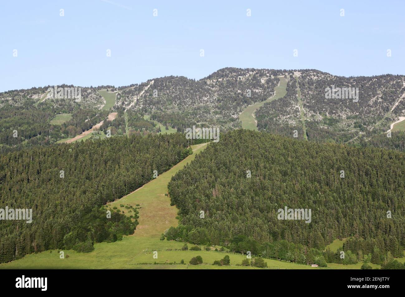 Paysage de Lans en Vercors en France Banque D'Images