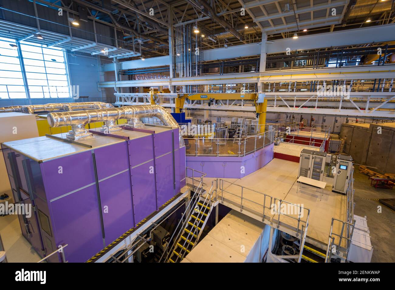 La source de neutrons et de muons ​​​​​​​​​​​​​​​​​​​​​​​​​​​​​​​​​​​​​​​​​​​​​​​​​​​ISIS au laboratoire Rutherford Appleton, Harwell, Oxfordshire, Royaume-Uni. Banque D'Images