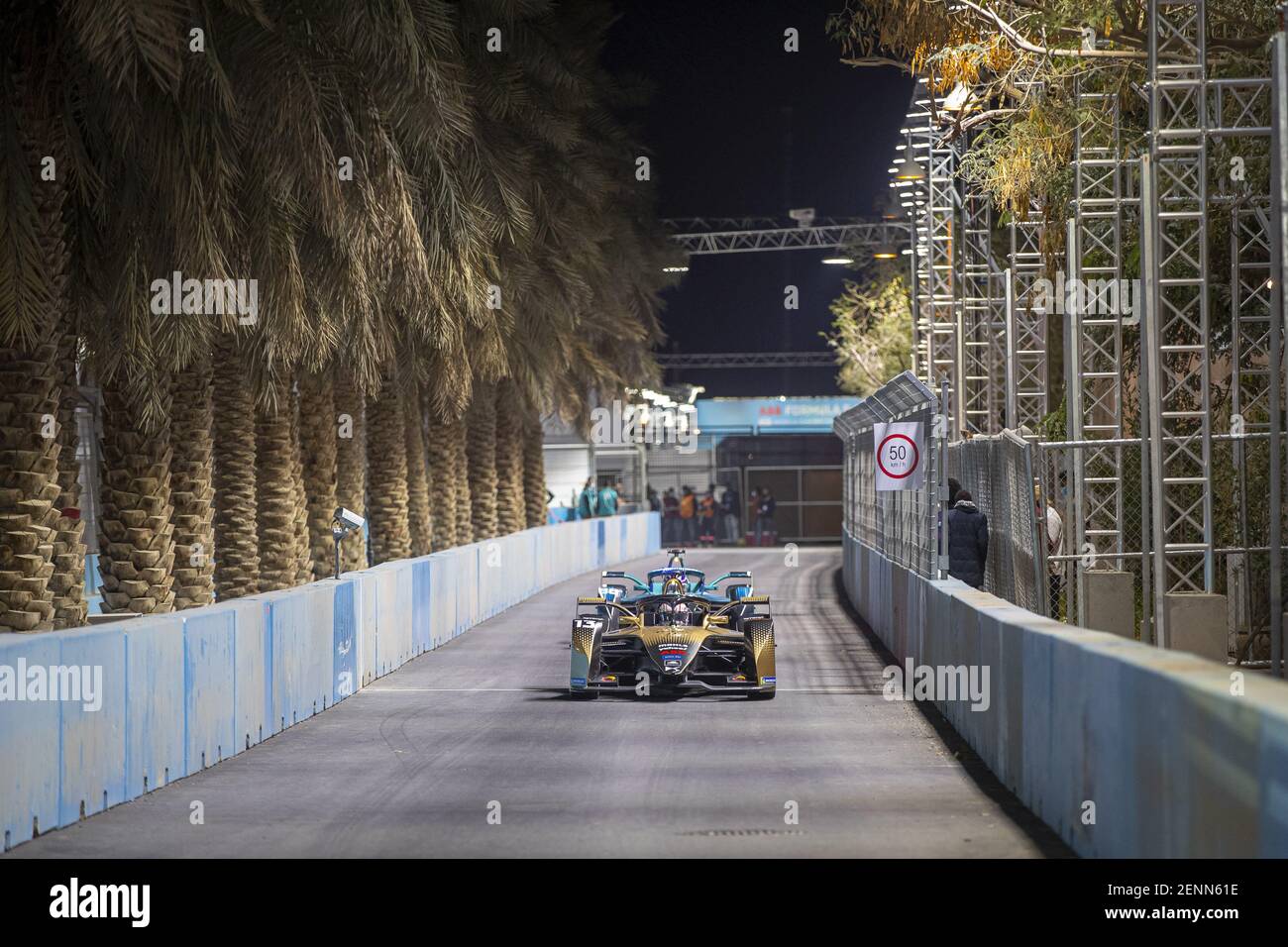 13 Da Costa Antonio Felix (por), DS Techeetah, DS E-tense FE20, action pendant l'ePrix de Diriyah 2021, 1er tour du 2020aÂ et#x80;Â et#x93;Championnat du monde de Formule E 21, sur le circuit de Riyad Street du 25 au 27 février, à Riyad, Arabie Saoudite - photo Gràn#x83;DFP / Live Media / DP Banque D'Images