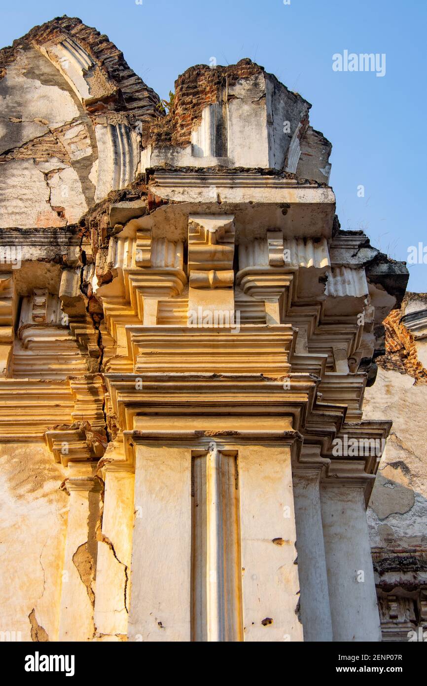 La Recolección complexe architectural ruines d'Antigua, Guatemala Banque D'Images
