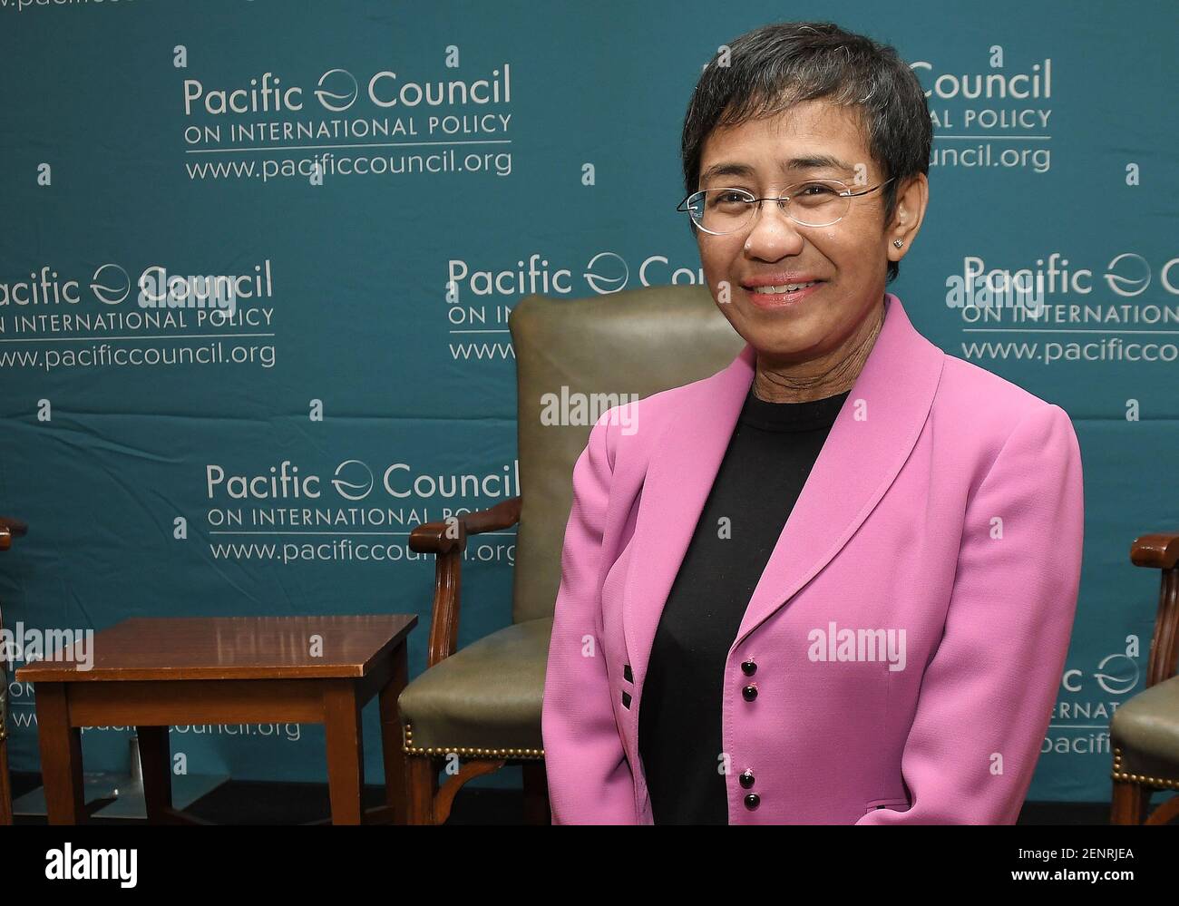 Maria Ressa, fondatrice du site web philippin Rappler et d'un magazine ...