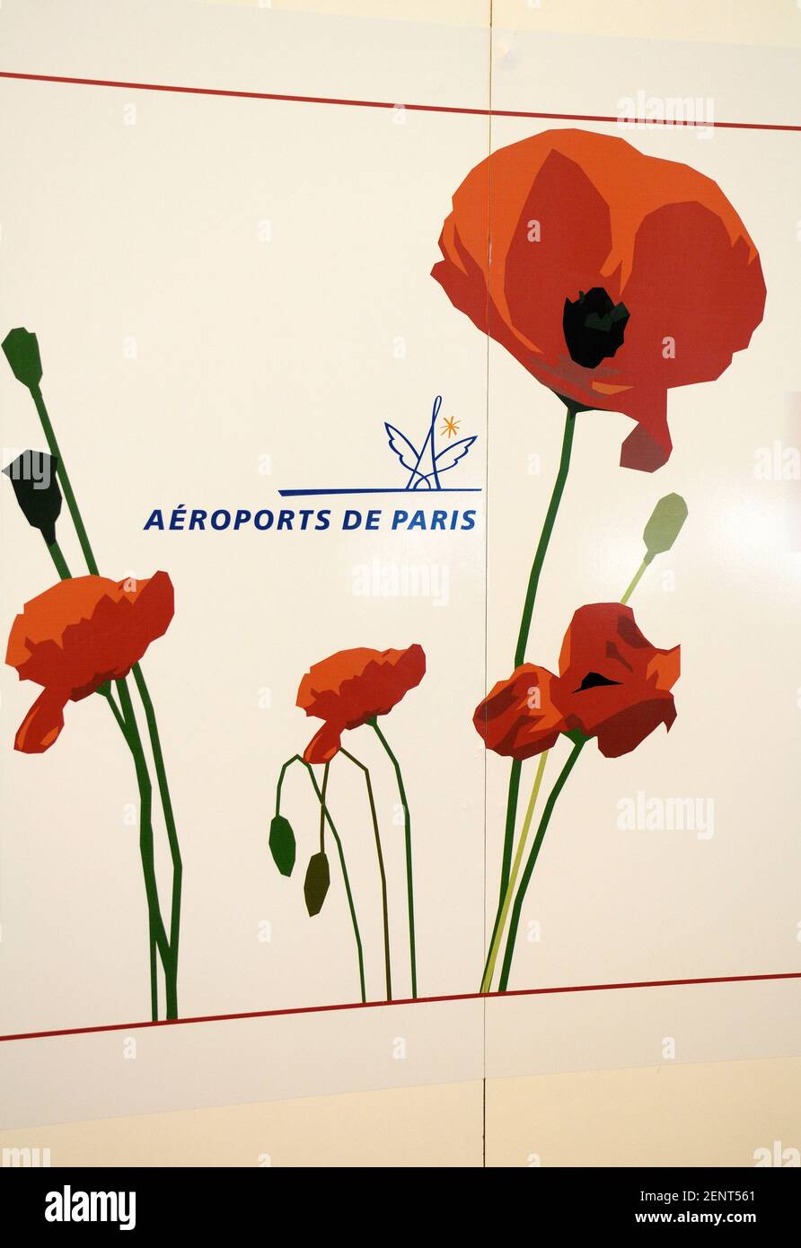 Aéroports de Paris, aéroport Charles de Gaulle, Paris, Île-de-France, France Banque D'Images