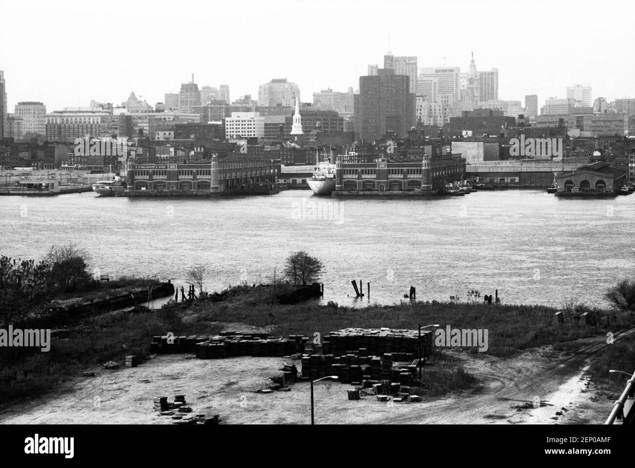 Delaware River Port, Philadelphie, États-Unis, 1976 Banque D'Images