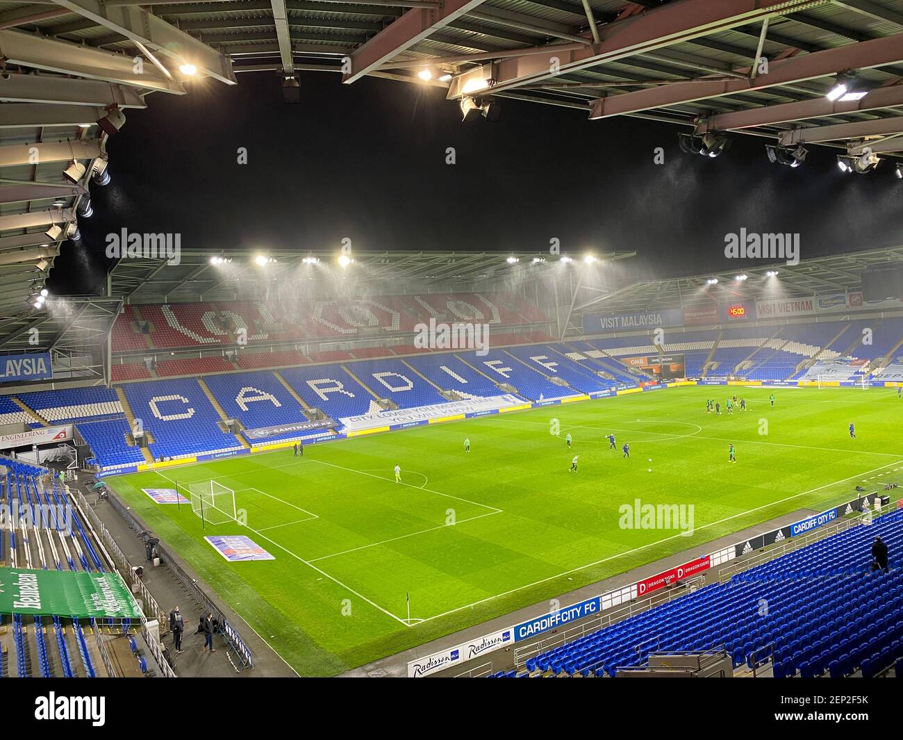 Cardiff City Stadium vs AFC Bournemouth Banque D'Images