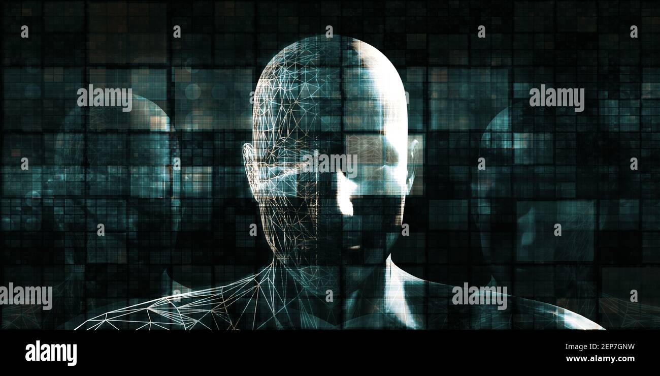 La Robotique de l'industrie de la santé comme un concept futuriste d'automatisation Banque D'Images