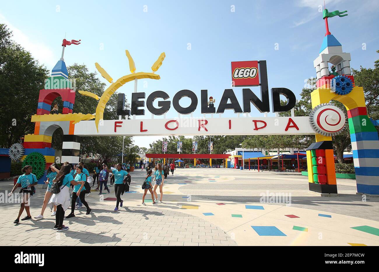 Legoland à Winter Haven, Floride, le 28 mai 2019. (Stephen M. Dowell/Orlando Sentinel/TNS) Banque D'Images