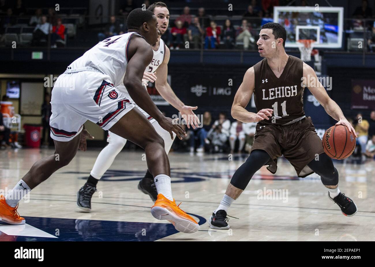 23 2019 novembre Moraga CA tats Unis Lehigh Guard Jordan Cohen