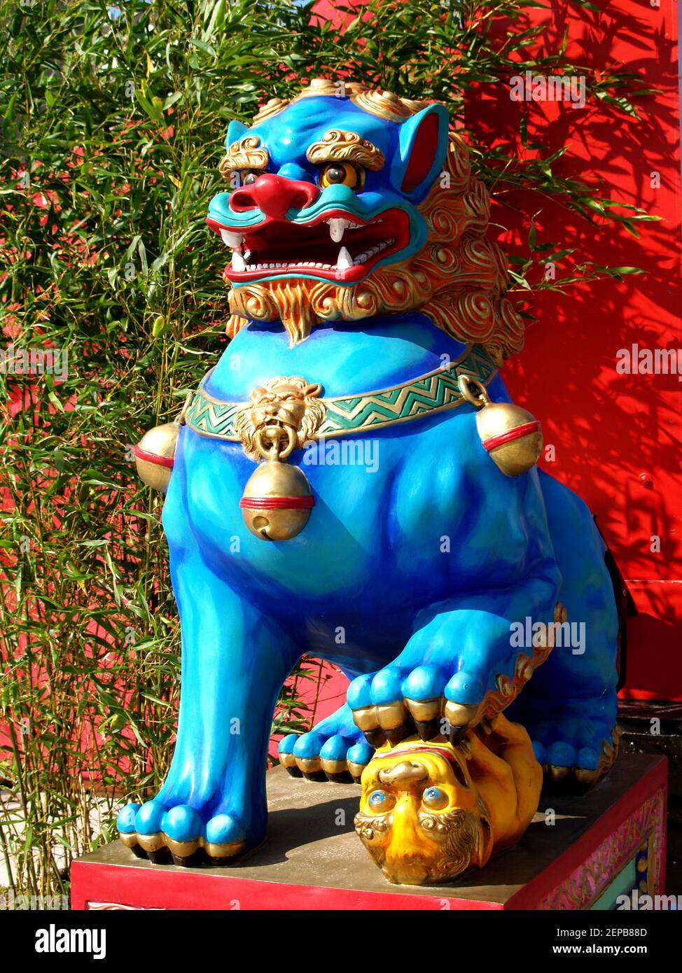 Dragon bleu Banque D'Images