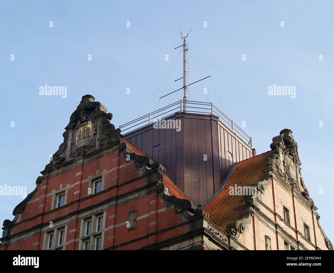 Service météorologique à Hambourg, Allemagne Banque D'Images