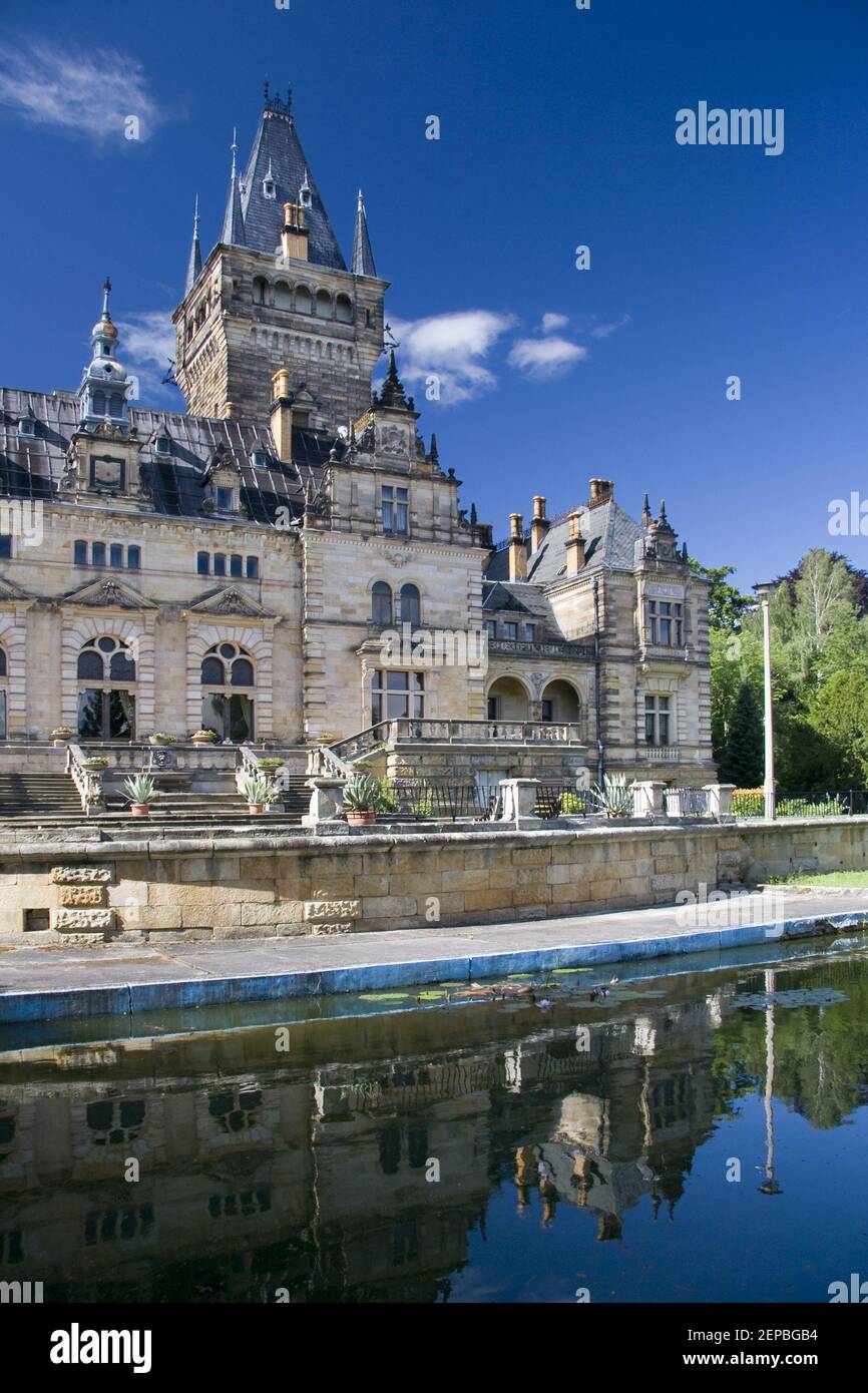 Pavillon de chasse Hummelshain Banque D'Images