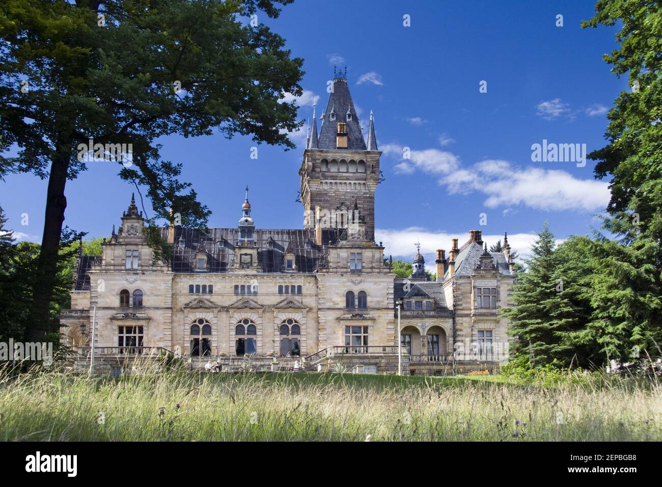 Château de Hummelshain Banque D'Images